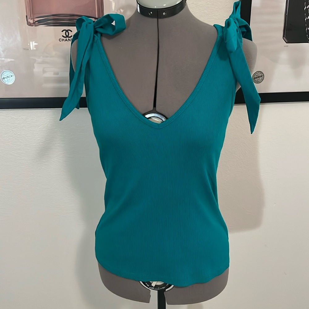 Maeve Bow Bow Tie Tank